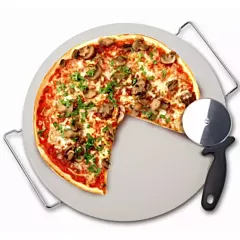 Danesco Pizza Stone & Rack Set