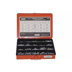 Paulin Pan Socket Tapping Screws Assortment, 1000 No. of Pieces (020-660)