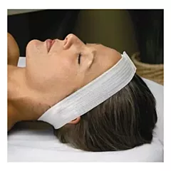 Disposable Headbands, White, 16