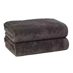 ZEN  Bath Sheet 100% Certified Organic Cotton 1 Each | Size 35x70 | Granite |Eco-Friendly Luxury