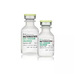 Saline 0.9% NaCl Bacteriostatic Sodium Chloride 20ml Vial - Non Returnable (VMHOS01966020)