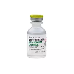 Pfizer Bacteriostatic Sodium Chloride 0.9% 30mL Vial Sterile