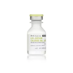 Hospira Sodium Chloride 0.9% 20mL Vial Sterile