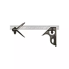 Starrett Combination Squares with Square Head & Centre Head - No. 33HC Series with Forged & Hardened Steel Heads