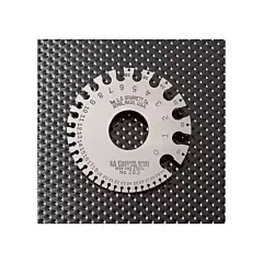 Starrett U.S. Standard Gauges - Hardened - Sheet, Plate Iron and Steel Gauge, 0.3125