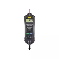Reed Instruments Professional Dual Function Tachometer with ISO Certificate, Photo (Non Contact)/Contact (R7150-NIST)