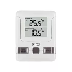 BIOS Thermomètres sans fil intérieurs/extérieurs, Contact, Numérique, -58-158°F (-50-70°C) (261BC)