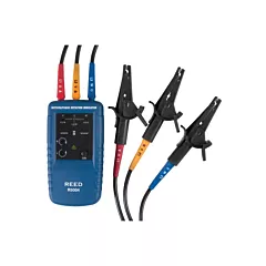 Reed Instruments Phase and Motor Rotation Tester with ISO Certificate, Analogue, 3 No. of Phases (R5004-NIST)