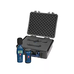 Reed Instruments Sound Level Meter and Calibrator Kit, A/C, 30 - 130 dB, Not Data Logging (R8050-KIT)