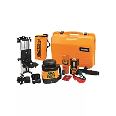 Johnson Red Beam Self-Leveling Horizontal & Vertical Rotary Laser, 200' (60 m), 635 Nm, 3 Laser Class (40-6534)