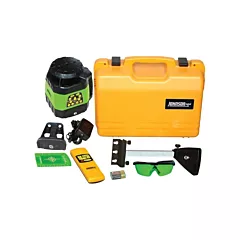 Johnson Green Beam Self-Leveling Horizontal & Vertical Rotary Laser, 400' (120 m), 532 Nm, 3 Laser Class (40-6544)