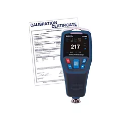 Reed Instruments Jauge d'épaisseur de revêtement avec certification ISO, Numérique, 0 - 1250 µm (0,1 - 49,2mils) (R7800-NIST)