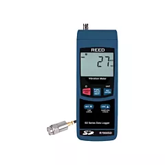 Reed Instruments Vibration Meter, 0.5 to 199.9 m/s², 0.5 to 199.9 mm/s² (R7000SD)
