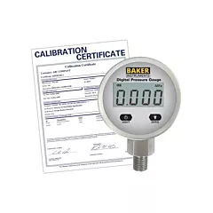 Baker B5000 Series Pressure Gauge with ISO Certificate