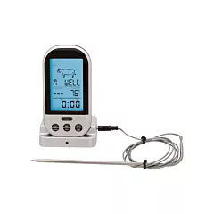 BIOS Thermomètre à viande et à volaille sans fil, Contact, Numérique, 32-482°F (0-250°C) (132HC)