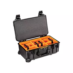 Pelican Vault Rolling Case with Padded Dividers, Hard Case (VCV525-0040-BLK)