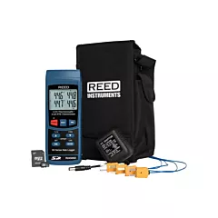Reed Instruments Nécessaire de thermomètre thermocouple à enregistrement de données, ± 0 °C à ±40 °C (± 32 °F à ±104 °F) (R2450SD-KIT3)