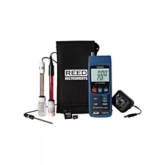 Reed Instruments pH/ORP Meter Kit, Digital, 0 to 14 pH (R3000SD-KIT3)