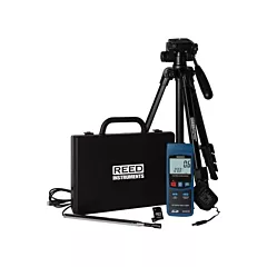 Reed Instruments Hot Wire Thermo-Anemometer Kit, 0.2 - 25.0 m/sec, Data Logging (R4500SD-KIT2)