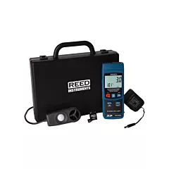 Reed Instruments Nécessaire de compteur environnemental, Humidité/Vitesse de l'air/Lumière/Vitesse de l'air|Humidité|Intensité lumineuse|Température (R4700SD-KIT)