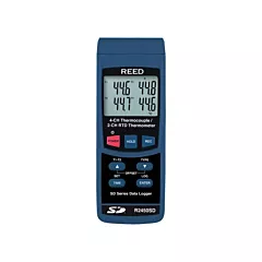 Reed Instruments Data Logging Thermocouple Thermometer with NIST Certificate, ± 0 °C to ±40 °C (± 32 °F to ±104 °F) (R2450SD-NIST)