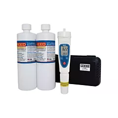 Reed Instruments pH Meter & Buffer Solution Kit, Hand Held, 0 to 14 pH, Not Data Logging (R3500-KIT)