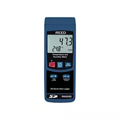 Reed Instruments Thermo-hygromètre à enregistrement de données avec certificat NIST, 5% - 95% HR, 32° - 122° F (0° - 50°C) (R6050SD-NIST)