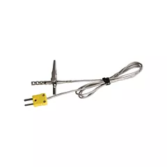 Reed Instruments Type K Air Oven/Freezer Thermocouple Probe with ISO Certificate, 200 °C (392°F) (R2980-NIST)