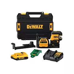 Dewalt Ensemble de laser vert à 5 points 20 V MAX*, 100' (30,48 m)/330' (100,5 m), Classe 2 (DCLE34520G)