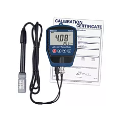 Reed Instruments pH/mV-mètre avec température, comprend un certificat ISO, Portatif, 0 - 14 pH, Sans enregistrement des données (R3525-NIST)