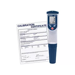 Reed Instruments Conductivity/TDS/Salinity Meter with ISO Certificate, Hand Held, Digital, 0 - 2000µS/2 mS/cm - 20 mS/cm, 1µS/0.01mS (R3530-NIST)