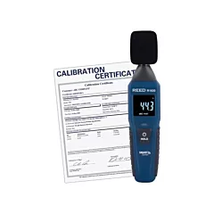 Reed Instruments Bluetooth Smart Series Sound Level Meter with ISO Certificate, A/C, 30 - 130 dB, Data Logging (R1620-NIST)