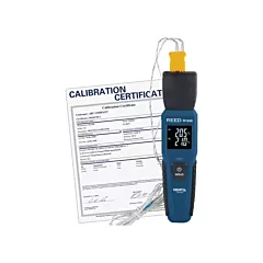 Reed Instruments Bluetooth Smart Series Thermocouple Thermometer with ISO Certificate, Contact, Digital, -328-2501°F (-200-1372°C) (R1640-NIST)