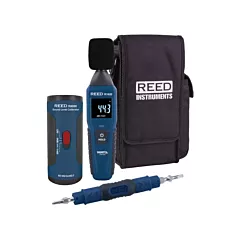 Reed Instruments R1620 Smart Series Sound Level Meter Kit, A/C, 30 - 130 dB, Data Logging (R1620-KIT)
