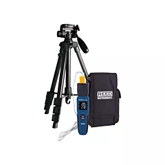 Reed Instruments Thermomètre à thermocouple de série intelligente R1640 avec trépied, Contact, Numérique, 32-122°F (0-50°C) (R1640-KIT)