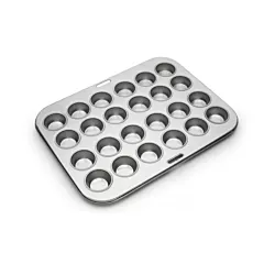 Fox Run 24 Cup Mini Muffin Pan, Stainless Steel