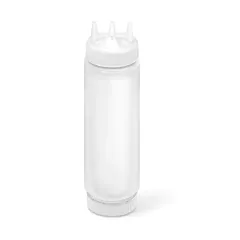 Vollrath 24 Oz Clear Squeeze Bottle with Triple Tip