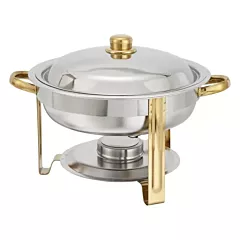 Winco Malibu 4 Qt Round Chafing Dish