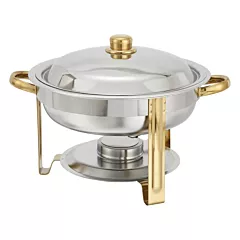 Winco Malibu 4 Qt Round Chafing Dish