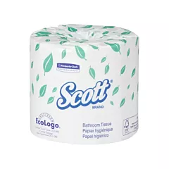 Kimberly-Clark Scott® Bathroom Tissue, 2 Ply, 550 Sheets/Roll, White, Standard (48040)