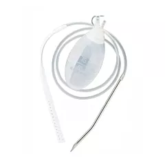 Jackson-Pratt Bulb Reservoir Kit with Trocar and 3/4 Perforation, Silicone, 100c, Flat, 7mm x 20cm, 10/box