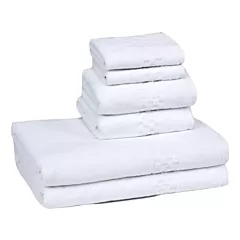 Jacquard Series Luxury 100% Combed Cotton Checkered Border Hospitality Bath Towels â€“ Heighten Your Hospitality Standards