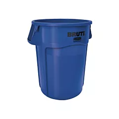 Rubbermaid Brute® Round Containers, Bulk, 44 US gal., Polyethylene (FG264360BLUE)