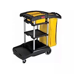 Rubbermaid Chariots de nettoyage à grande capacité a/bacs, 49-1/4
