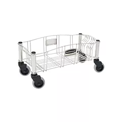 Rubbermaid Slim Jim® Dolly, Stainless Steel, Stainless Steel (1968468)