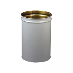 Justrite Cease-Fire® Grey Smoking Receptacle Drum