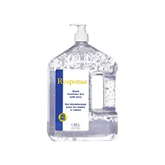 Grime Eater Response® Hand Sanitizer Gel with Aloe, 70%, Pump Bottle, 1890 ml, Unscented - Case of 4 (Jul-88)