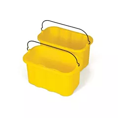 Rubbermaid Executive Series™ Caddy, Yellow, 2.5 US Gal. (10 qt.) (FG9T8200YEL)