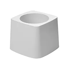 Rubbermaid Porte-brosse pour cuvettes hygiéniques (FG631100WHT)