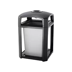 Rubbermaid Landmark Series Waste Receptacle & Ash Tray, 40